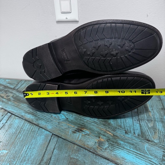 Levi's Emerson Leather Boots Size 13 Brown Leather Lace Up Ankle Boots - Picture 11 of 16